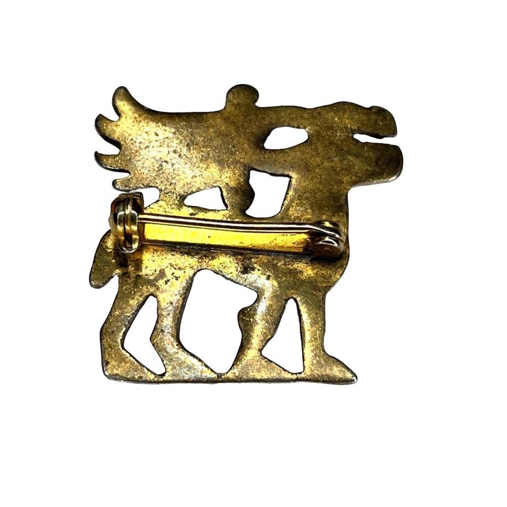 VTG Mythological Creature Horse Brooch Pin Jewelry - Picture 5 of 7